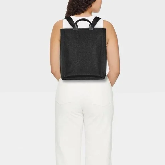 A New Day Modern Backpack โ Sleek Black Minimalist Design - Picture 4 of 5